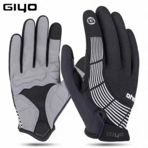 Guantes Giyo negro dedo completo