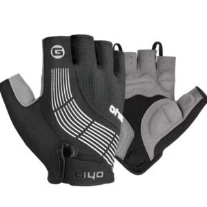 Guantes Giyo negro medio dedo